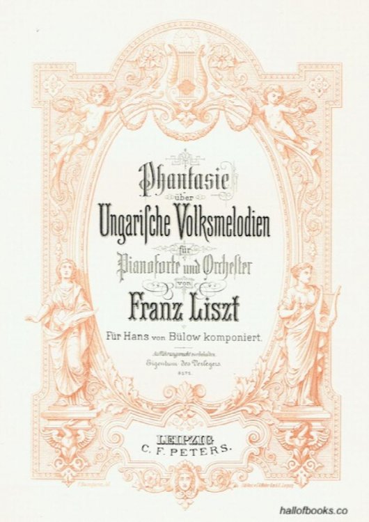Phantasie Uber Ungarische Volksmelodien Fur Pianoforte Und Orchester