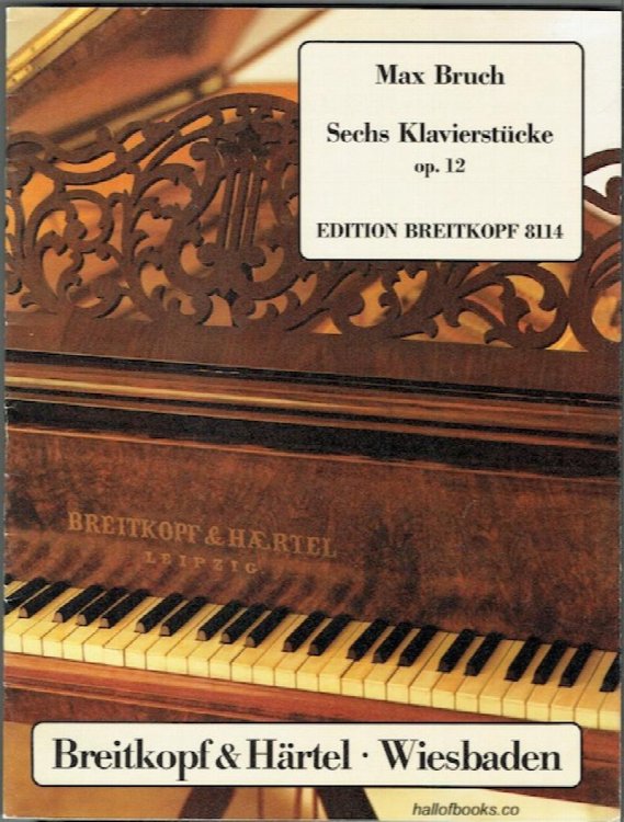 Sechs Klavierstucke: Six Piano Pieces, Op. 12, Fur Klavier/For Piano