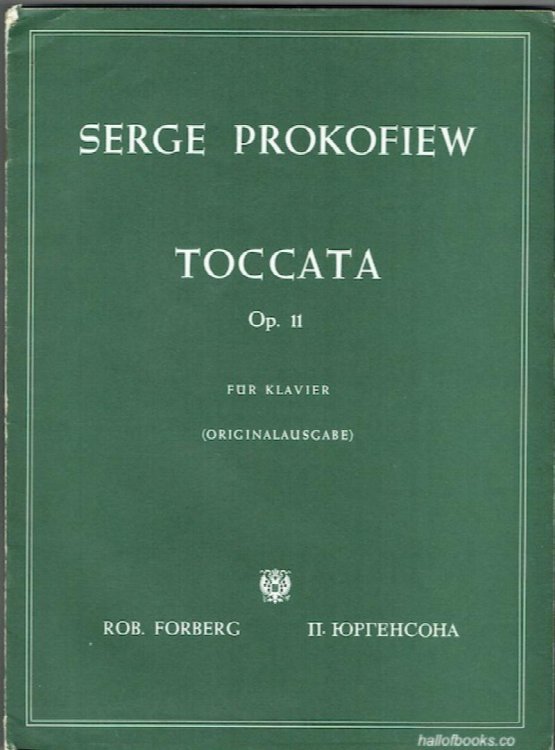 Toccata Op. II Fur Klavier (Originalausgabe)