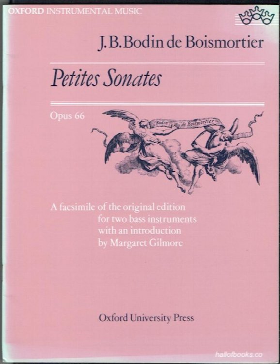 Petites Sonatas Opus 66: A Facsimile of the original edition for two bass instruments with an introduction by Margaret Gilmore