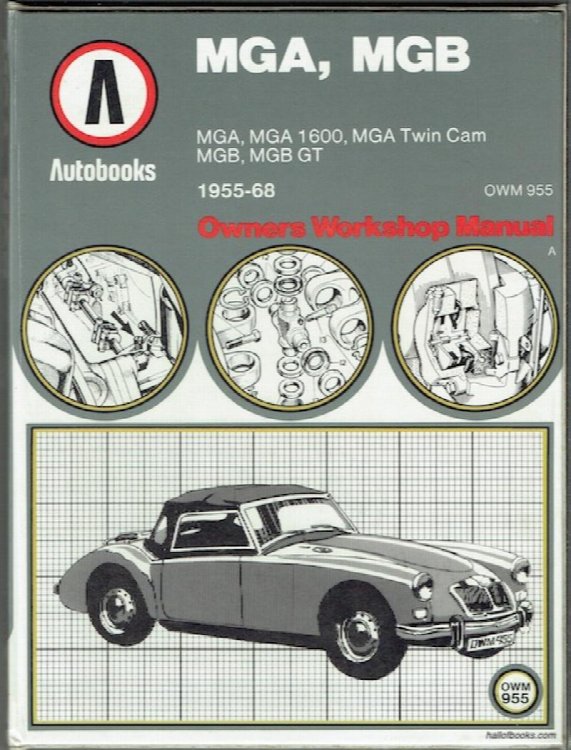 MGA, MGB 1955-68 Autobook