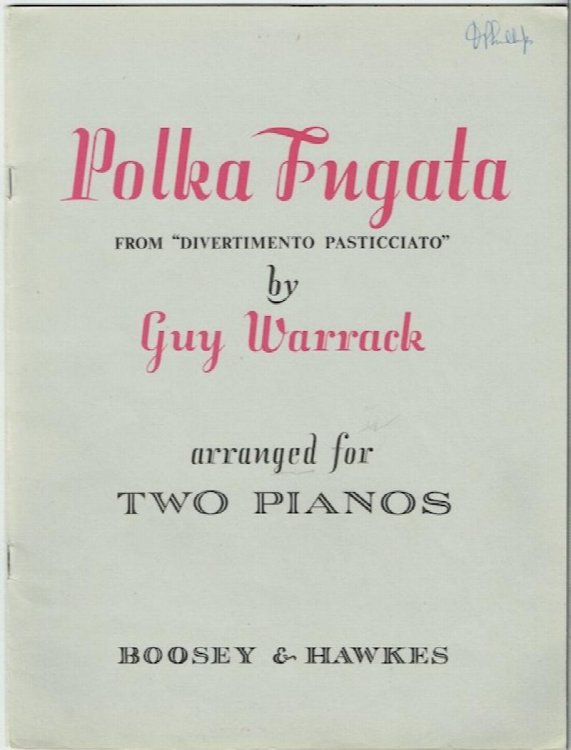 Polka Fugata From Divertimento Pasticciato: Arranged For Two Pianos