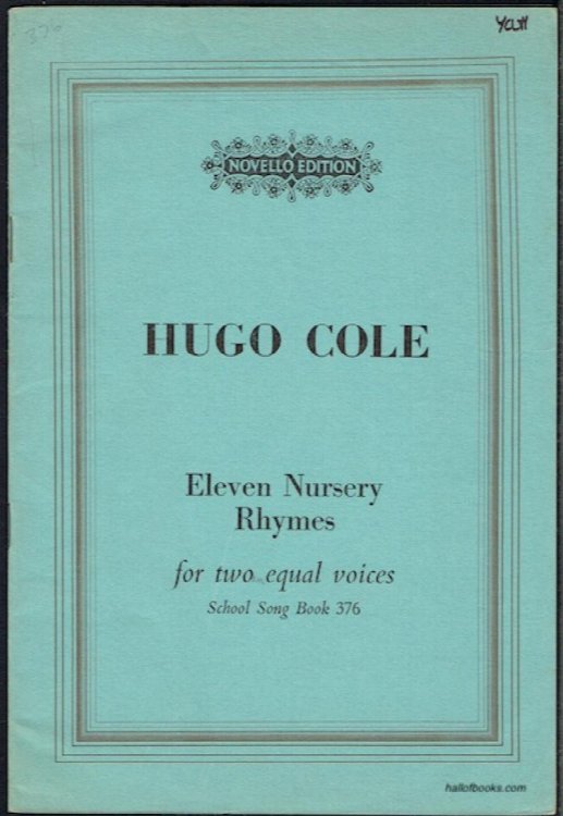 Eleven Nursery Rhymes For Two Equal Voices (School Song Book 376)