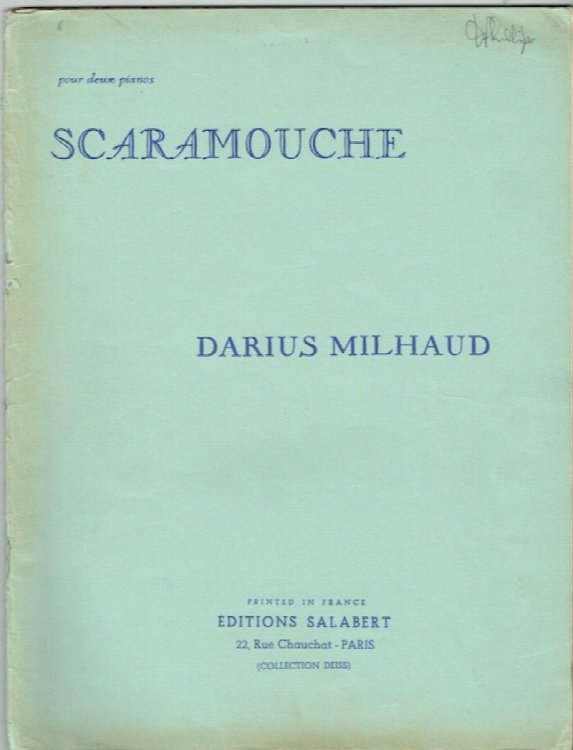 Scaramouche (Suite Pour Deux Piano)