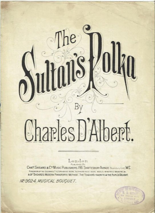 The Sultans Polka for Piano Solo