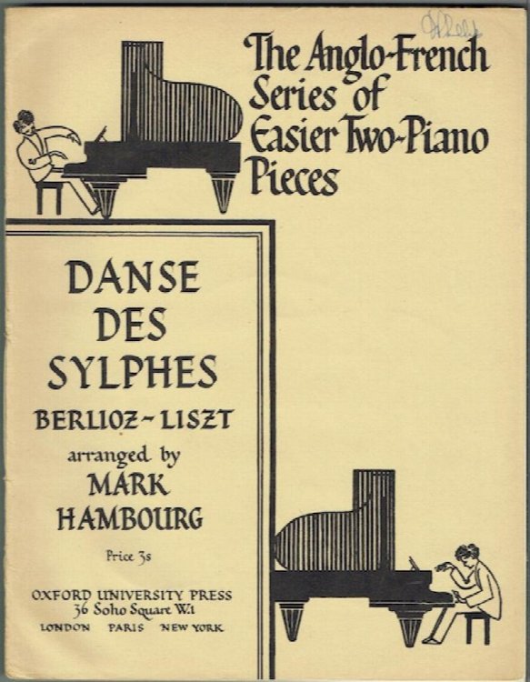 Danse Des Sylphes: Arranged For Two Pianos By Mark Hambourg