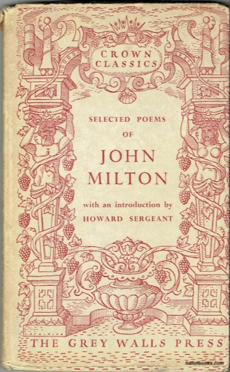 Selected Poems Of John Milton
