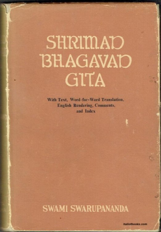 Shrimad-Bhagavad-Gita: With Text, Word-for-Word Translation, English Rendering, Comments and Index