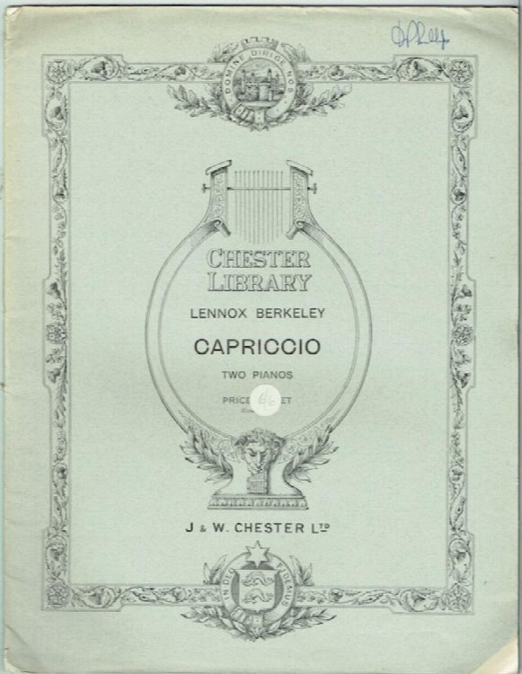 Capriccio For Two Pianos