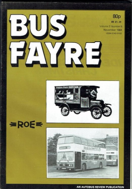 Bus Fayre Volume 7, Number 5: November 1984