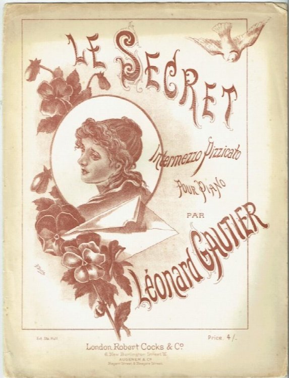 Le Secret: Intermezzo Pizzicato Pour Piano