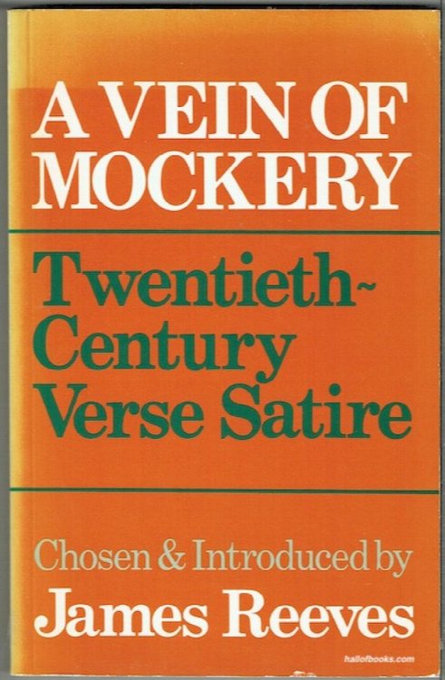A Vein Of Mockery: Twentieth-Century Verse Satire