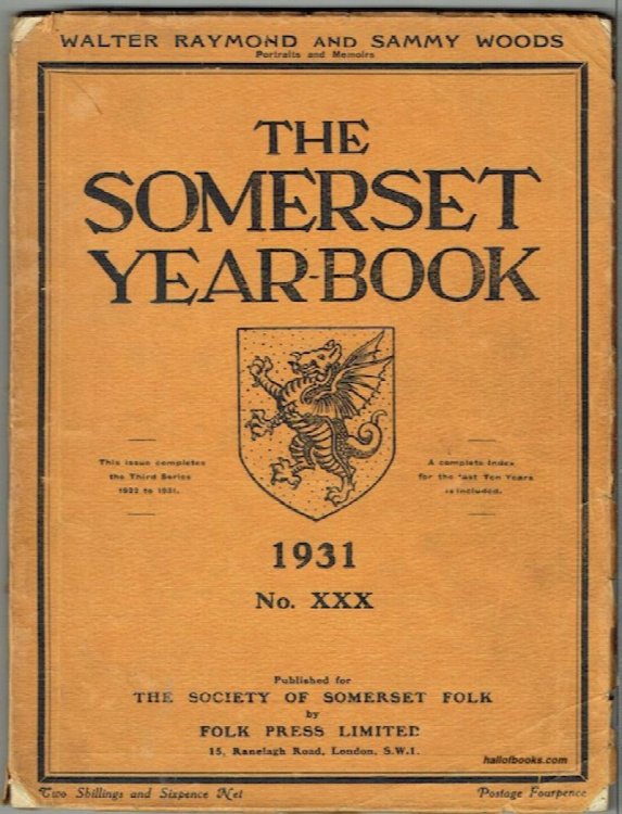 The Somerset Year-Book 1931 No. XXX