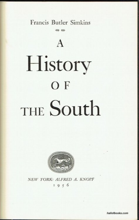 A History Of The South
