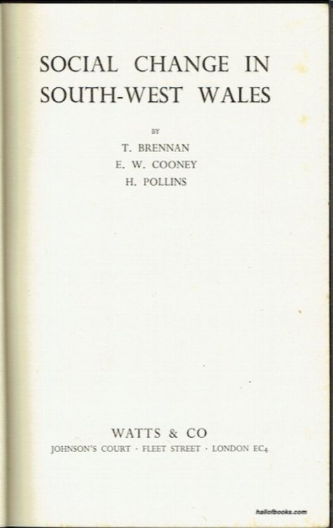 Social Change In South-West Wales