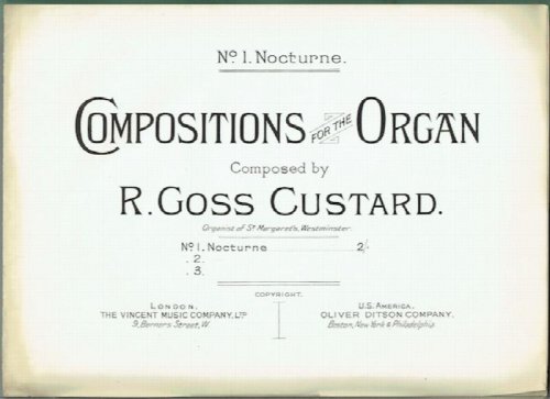 Compositions For The Organ: No. 1. Nocturne