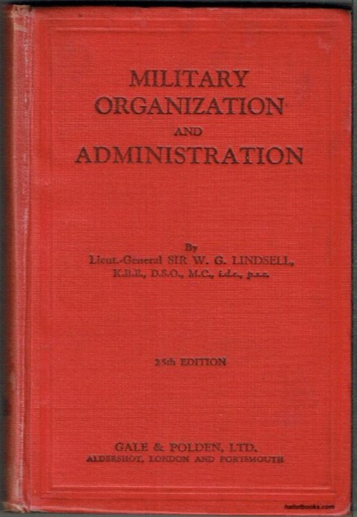 Military Organisation And Administration