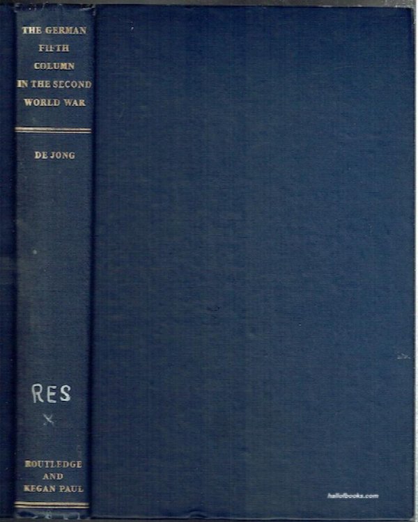 The German Fifth Column In The Second World War