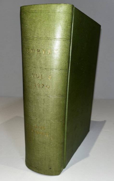 Survey Of British And Commonwealth Affairs Volume 4, Nos. 1 to 26 plus Index, 1970