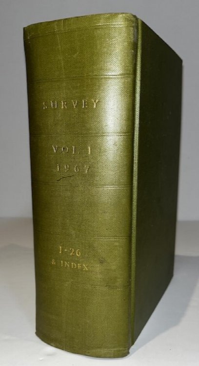 Survey Of British And Commonwealth Affairs Volume 1, Nos. 1 to 26 plus Index, 1967