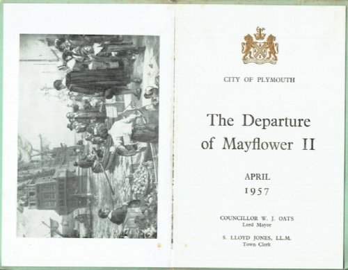 The Departure Of Mayflower II, April 1957