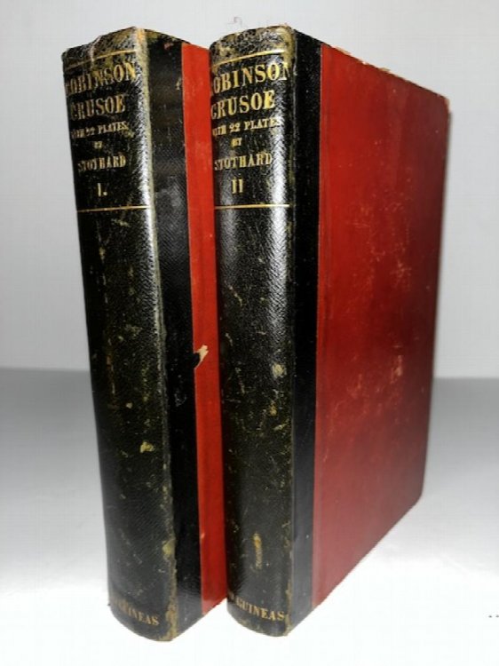 The Life And Adventures Of Robinson Crusoe Embellished With Engravings From Designs By Thomas Stothard. In Two Volumes