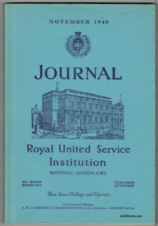 Journal Of The Royal United Service Institution: November 1948