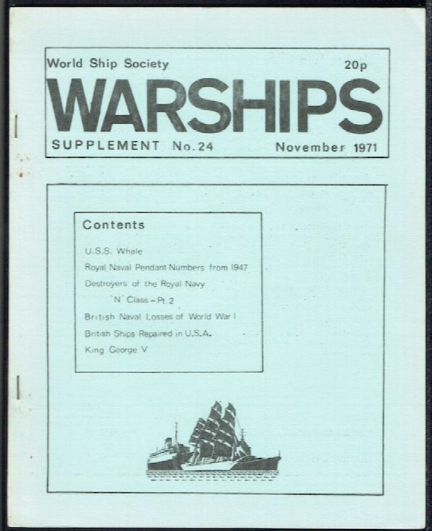 Warships Supplement No. 24, March 1971 (World Ship Society)