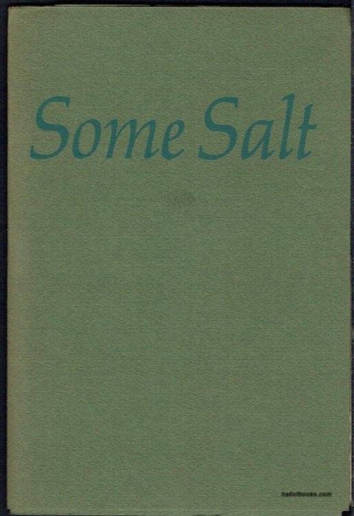Poems And Epigrams By J. V. Cunningham Titled: Aliquid Salis Or If You Prefer In English, Some Salt