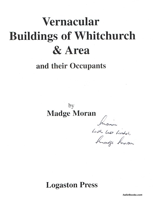 Vernacular Buildings Of Whitchurch And Area, And Their Occupants (signed)