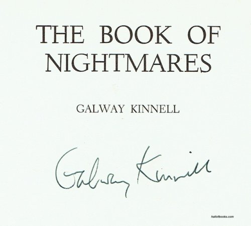 The Book Of Nightmares (signed)