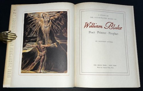 A Study Of The Illuminated Books Of William Blake: Poet, Printer, Prophet