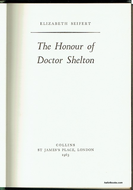 The Honour Of Doctor Shelton