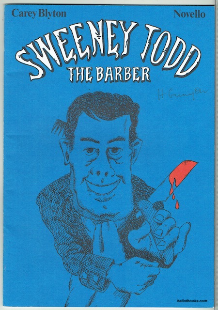 Sweeney Todd The Barber: A Victorian Melodrama For Narrator, Unison Voices And Piano. Opus 79