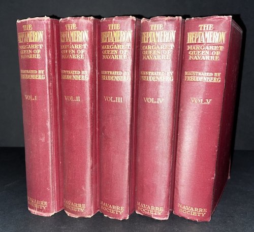 The Heptameron Of The Tales Of Margaret, Queen Of Navarre, With An Essay Upon The Heptameron By George Saintsbury. In Five Volumes