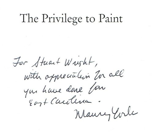 The Privilege To Paint: The Lives Of Francis Speight And Sarah Blakeslee (signed)