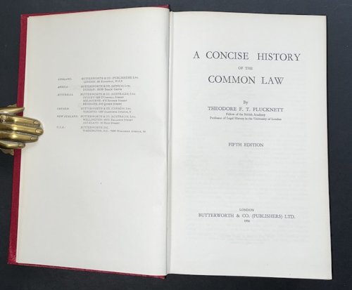 A Concise History Of The Common Law