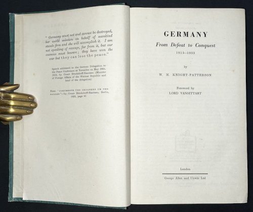 Germany: From Defeat To Conquest 1913-1933