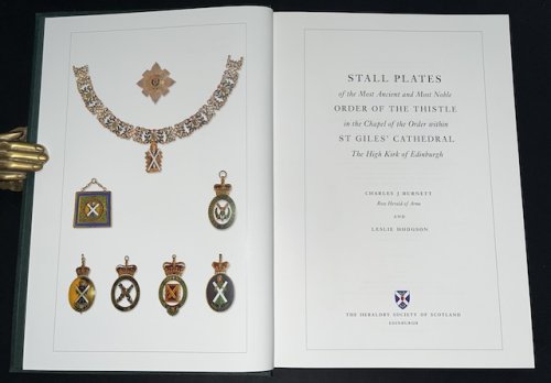 Stall Plates Of The Most Ancient And Most Noble Order Of The Thistle In The Chapel Of The Order Within St Giles' Cathedral The High Kirk Of Edinburgh