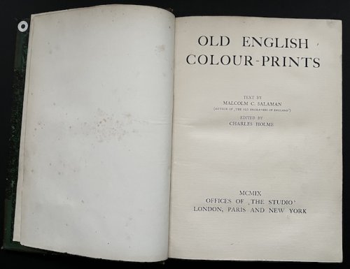 Old English Colour-Prints