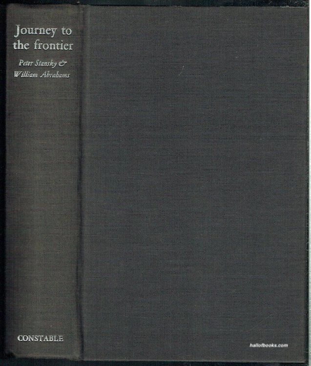 Journey To The Frontier. Julian Bell & John Cornford: Their Lives And The 1930s