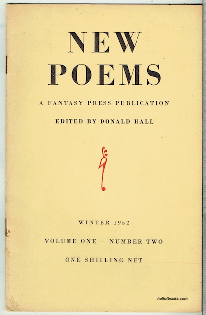 New Poems, A Fantasy Press Publication: Volume One, Number Two, Winter 1952