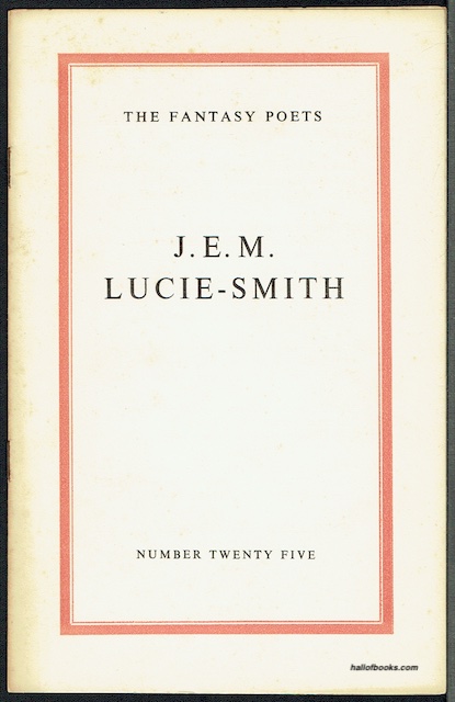 The Fantasy Poets Number Twenty Five