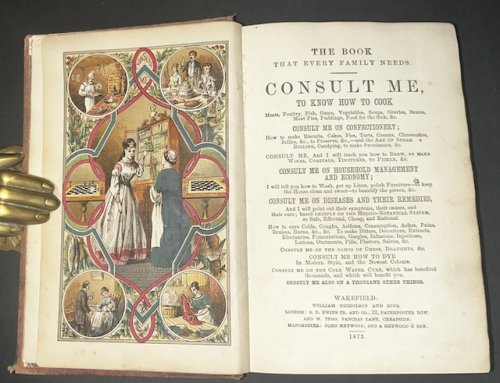 The Book That Every Family Needs: Consult Me To Know How To Cook; Consult Me On Confectionery; Consult Me On Household Management And Economy; Consult Me On Diseases And Their Remedies; Consult Me On The Games Of Chess, Draughts, &c; Consult Me How To Dye; Consult Me On The Cold Water Cure; Consult 