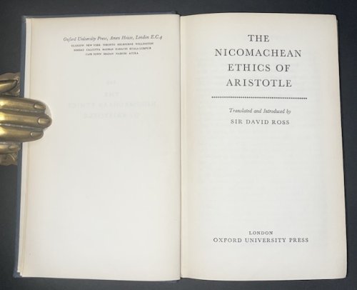 The Nicomachean Ethics Of Aristotle (The World's Classics)