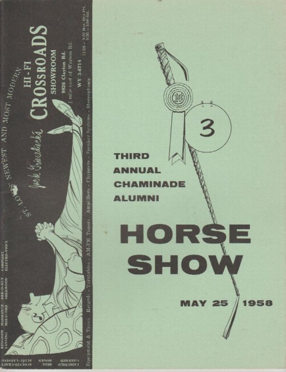 Third Annual Chaminade Alumni Horse Show, Program