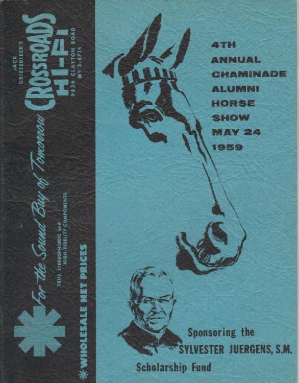 4th Annual Chaminade Alumni Horse Show, 1959 Program