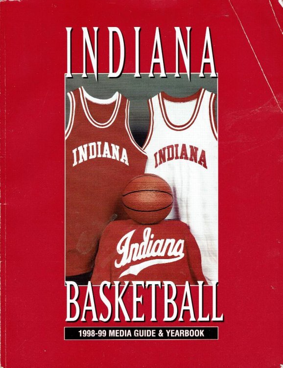 Indiana Basketball 1998-99 Media Guide and Yearbook