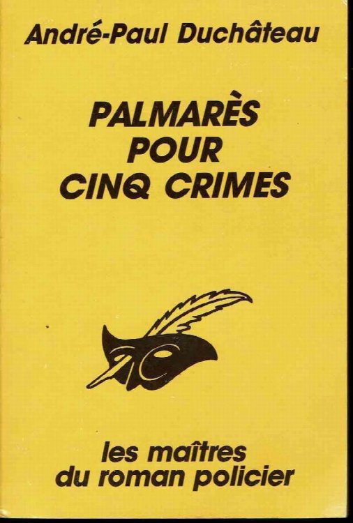 Palmares Pour Cinq Crimes (Les Maitres Du Roman Policier)