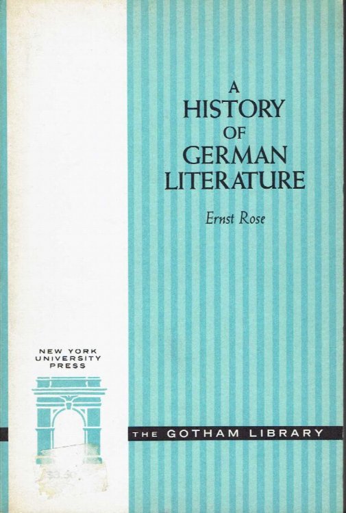 A History of German Literature